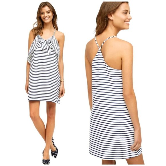 Maeve Dresses & Skirts - Maeve Anthropologie Dress Women XS Blue White Striped Ahoy Swing Mini Nautical